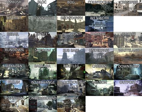 cod modern warfare 2 maps list|modern warfare 2 original maps.